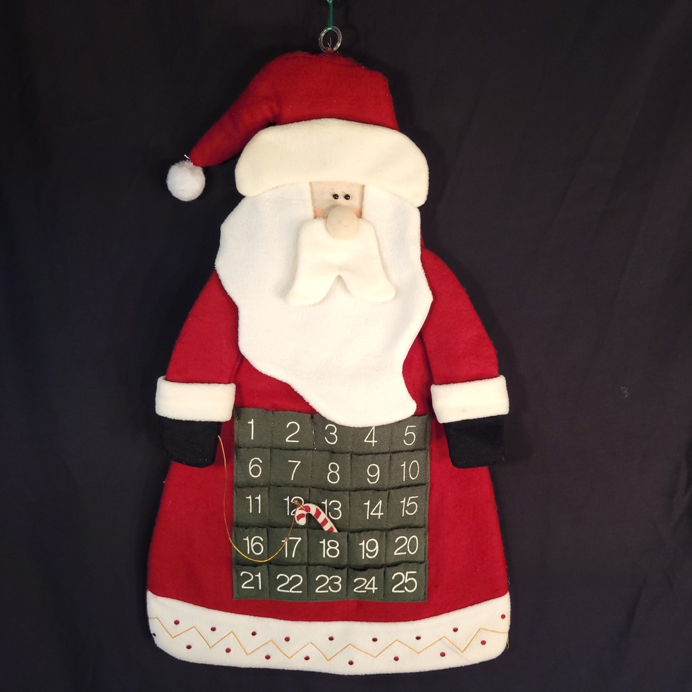 Santa Claus Fabric Advent Calendar